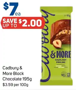 Foodland Cadbury & More Block Chocolate offer