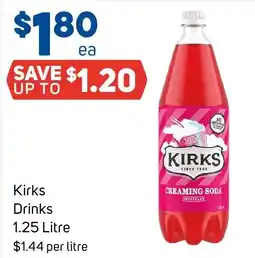 Foodland Kirks Drinks offer