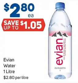 Foodland Evian Water offer