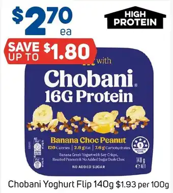 Foodland Chobani Yoghurt Flip offer