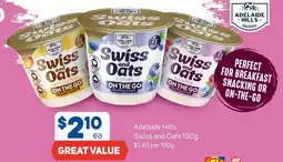 Foodland Adelaide Hills Swiss and Oats offer
