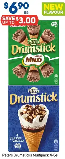 Foodland Peters Drumsticks Multipack 4-6s offer