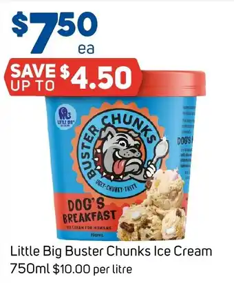 Foodland Little Big Buster Chunks Ice Cream offer