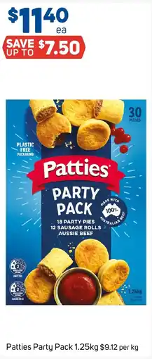 Foodland Patties Party Pack offer