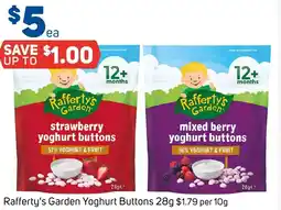 Foodland Raffertys Garden Yoghurt Buttons offer