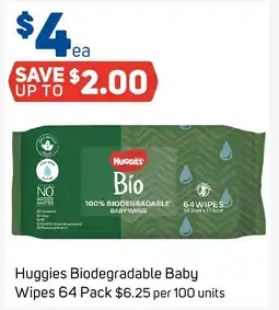 Foodland Huggies Biodegradable Baby Wipes offer