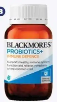 Health Save Blackmores probiotics+ immune defence offer