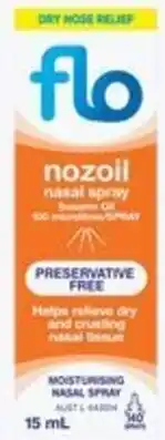 Health Save Flo Nozoil Nasal Spray offer