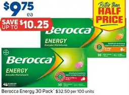 Foodland Berocca Energy offer