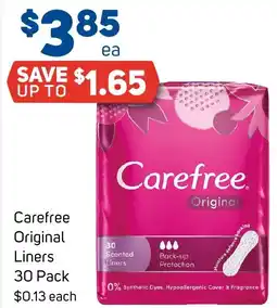 Foodland Carefree Original Liners offer