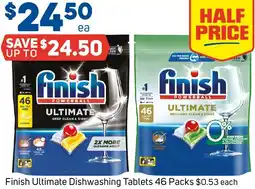 Foodland Finish Ultimate Dishwashing Tablets offer