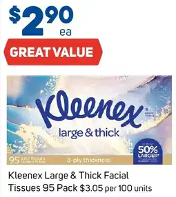 Foodland Kleenex Large & Thick Facial Tissues offer