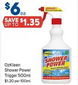 Foodland OzKleen Shower Power Trigger offer