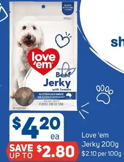Foodland Love 'em Jerky offer