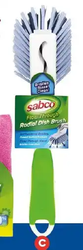 Foodland Sabco Flow Through Radial Dish Brush offer