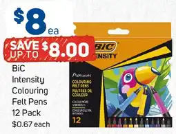 Foodland BiC Intensity Colouring Felt Pens offer