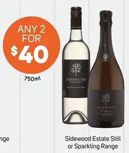 Foodland Sidewood Estate Still or Sparkling Range offer