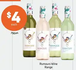 Foodland Rumours Wine offer
