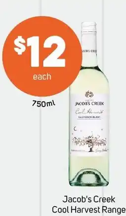 Foodland Jacob's Creek Cool Harvest Range offer