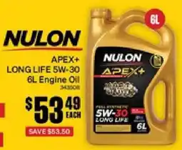 SuperCheap Auto Apex+ long life 5w-30 6l engine oil offer