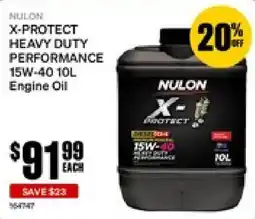 SuperCheap Auto X-protect heavy duty performance 15w-40 engine oil offer