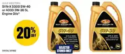 SuperCheap Auto Syn-x 5000 5w-40 or 4000 5w-30 engine oils offer