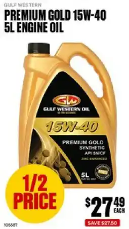 SuperCheap Auto Premium gold 15w-40 engine oil offer