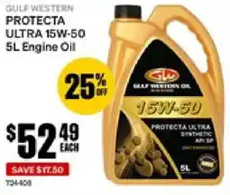 SuperCheap Auto Gulf western protecta ultra 15w-50 engine oil offer