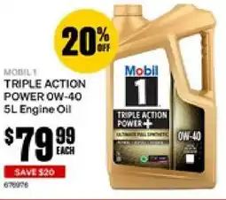 SuperCheap Auto Mobil1 triple action power ow-40 engine oil offer