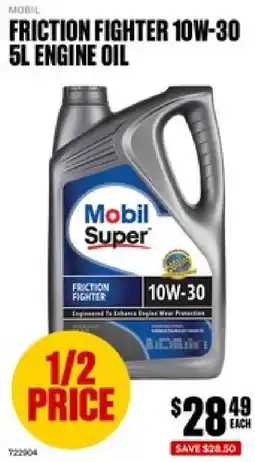 SuperCheap Auto Friction fighter 10w-30 engine oil offer