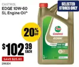 SuperCheap Auto Edge 10w-60 engine oil offer