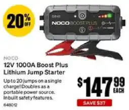 SuperCheap Auto 12V 1000A Boost Plus Lithium Jump Starter offer