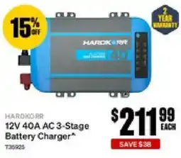 SuperCheap Auto 12V 40A AC 3-Stage Battery Charger offer