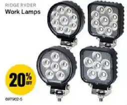 SuperCheap Auto Ridge ryder work lamps offer