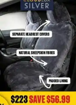 SuperCheap Auto Luxury sheepskin seat covers offer