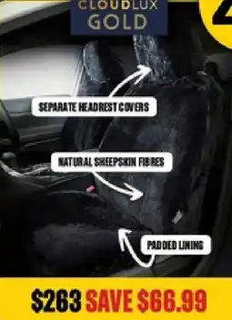 SuperCheap Auto Luxury sheepskin seat covers offer