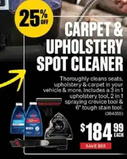 SuperCheap Auto Carpet & upholstery spot cleaner offer
