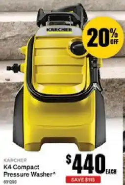 SuperCheap Auto K4 Compact Pressure Washer offer
