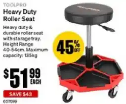SuperCheap Auto Heavy Duty Roller Seat offer
