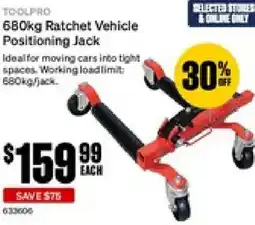 SuperCheap Auto Ratchet Vehicle Positioning Jack offer