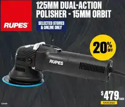 SuperCheap Auto Dual-action polisher-15mm orbit offer