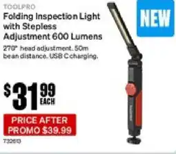 SuperCheap Auto Folding Inspection Light with Stepless Adjustment offer