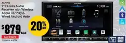 SuperCheap Auto ALPINE 7 Hi-Res Audio Receiver with Wireless Apple CarPlay & Wired Android Auto offer