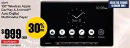 SuperCheap Auto SONY 10.1" Wireless Apple CarPlay & Android™ Auto Digital Multimedia Player offer