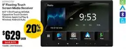 SuperCheap Auto 9" Floating Touch Screen Media Receiver offer