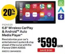 SuperCheap Auto 6.8" Wireless CarPlay & Android™ Auto Media Player offer