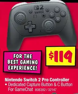JB Hi-Fi Nintendo Switch 2 Pro Controller offer