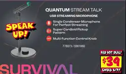JB Hi-Fi Usb streaming microphone offer