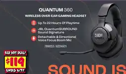 JB Hi-Fi Wireless over ear gaming headset offer