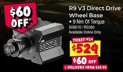 JB Hi-Fi R9 V3 Direct Drive Wheel Base offer